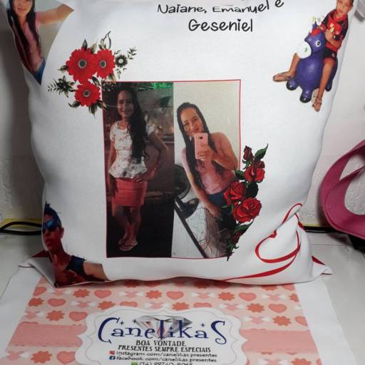 Almofada Personalizada por Canelika's Canecas Personalizadas