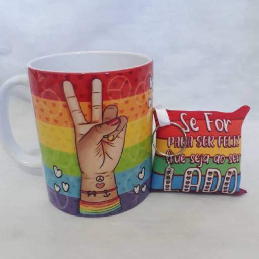Caneca Personalizada + Chaveiro Personalizado por Canelika's Canecas Personalizadas