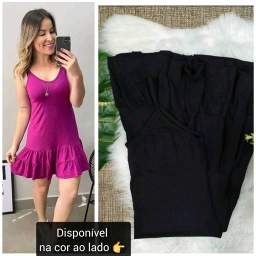 Vestido alcinha c/ babado Bauru por Mixx Refúgio Acessórios