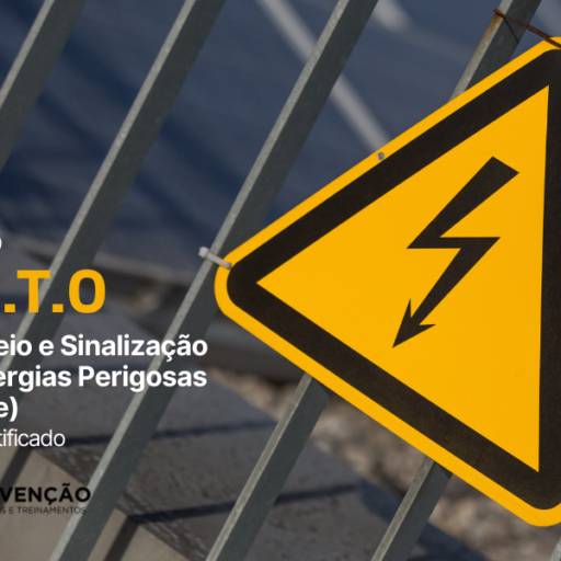 Curso de L.O.T.O - Bloqueio e Sinalização de Energias Perigosas (EAD)