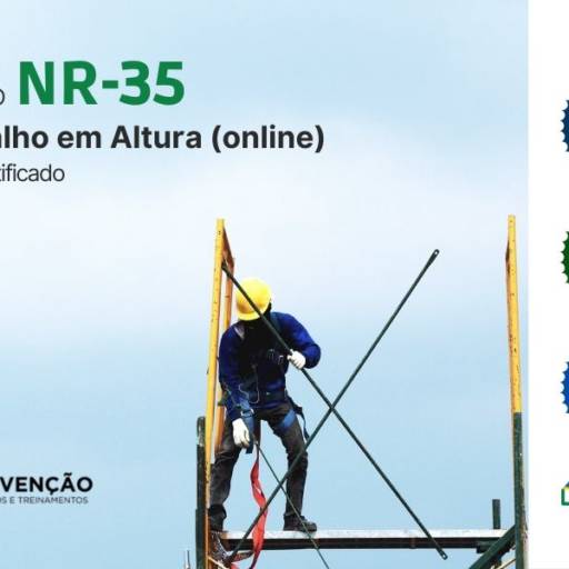 Comprar o produto de Curso de NR-35 - Trabalho em Altura (EAD) em Cursos pela empresa DG Prevenção em Aracaju, SE por Solutudo