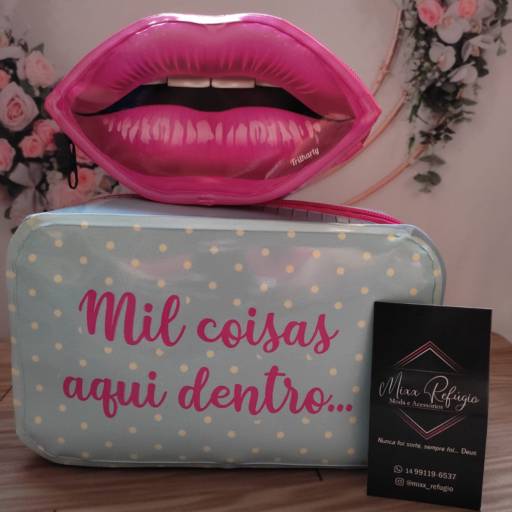 Kit Necessarie Azul e Rosa em Bauru por Mixx Refúgio Acessórios