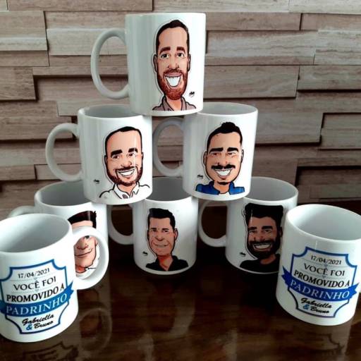 Caricatura para canecas