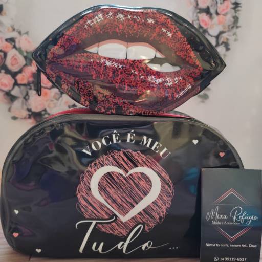 Kit Necessarie Preto e Vermelha em Bauru por Mixx Refúgio Acessórios