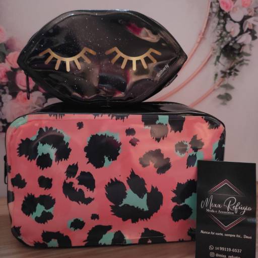 Kit Necessarie Oncinha Pink em Bauru por Mixx Refúgio Acessórios