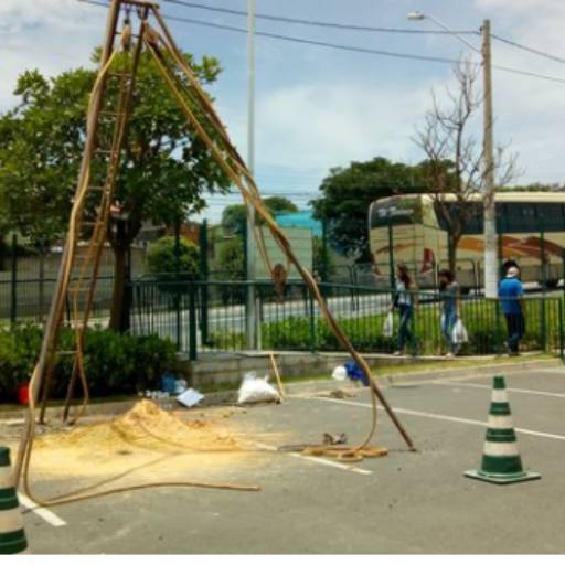 Sondagem a percussão com torque SPT-T por DetecSolo Engenharia 