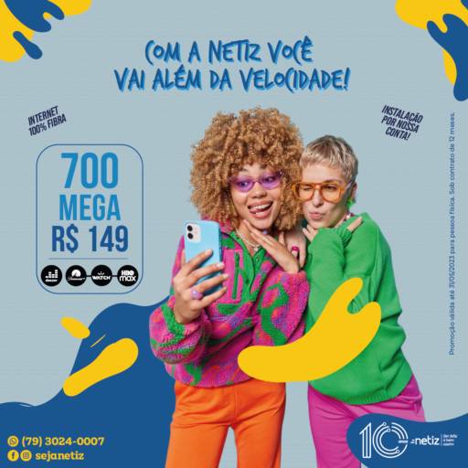 Comprar o produto de Plano Família em Provedores de Internet pela empresa Netiz em Aracaju, SE por Solutudo