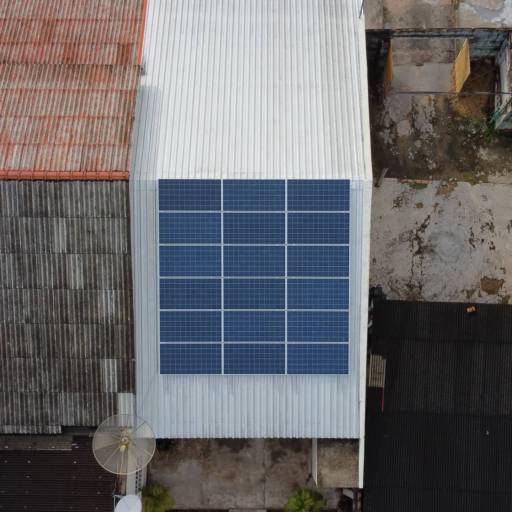 Instalação de energia solar para comércio