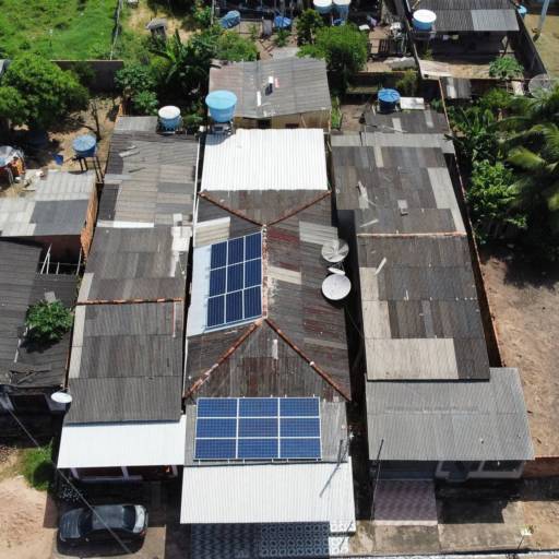 Instalação de energia solar para industrias