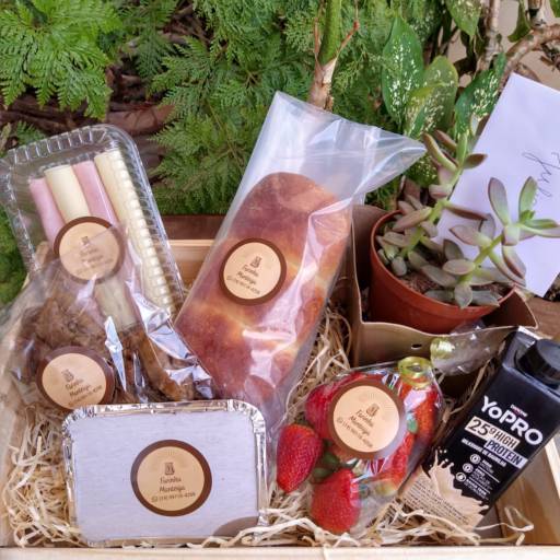 Cestas Personalizadas em Bauru por Farinha Manteiga - Padaria e Confeitaria