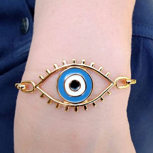 Bracelete olho grego em Bauru por Lais Fenerick Acessórios