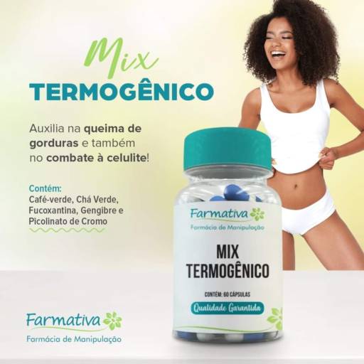 Comprar o produto de Mix Termogênicos em Medicamentos pela empresa Farmativa - Farmácia de Manipulação em Ourinhos, SP por Solutudo