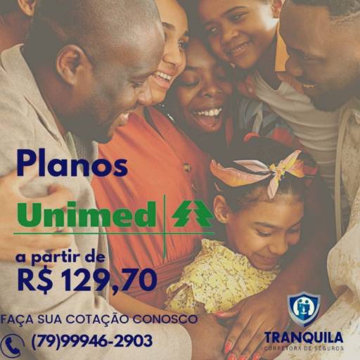 Comprar o produto de Planos Unimed a partir de R$129,70 em Planos de Saúde pela empresa Tranquila Corretora de Seguros em Aracaju, SE por Solutudo
