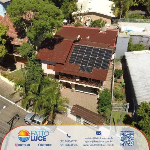 Comprar o produto de Instalação de energia solar para residências em Energia Solar pela empresa Fatto Luce em Sapucaia do Sul, RS por Solutudo