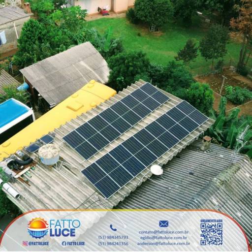 Comprar o produto de Empresa de energia solar em Energia Solar pela empresa Fatto Luce em Sapucaia do Sul, RS por Solutudo