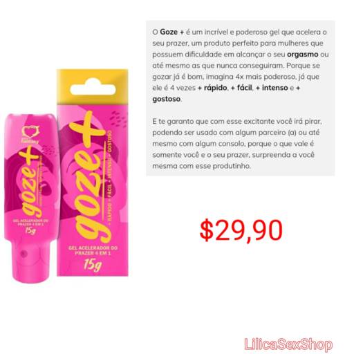 Géis- Estimulantes Sexuais por Linda Plus