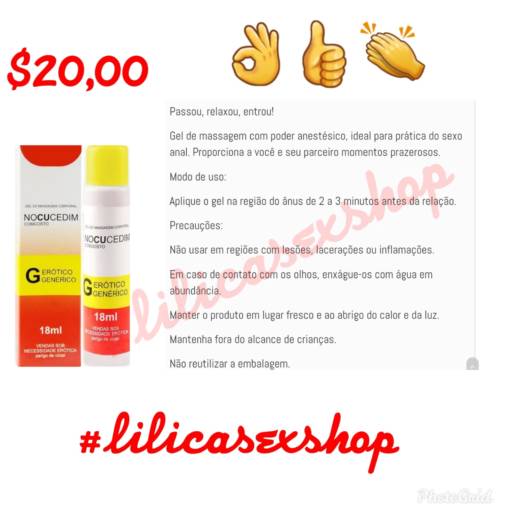 Géis- Estimulantes Sexuais por Linda Plus