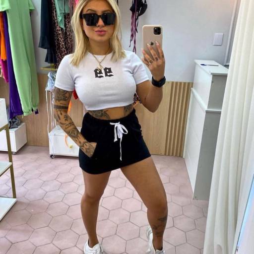 Cropped Letícia por R I O S T O R E - Moda Feminina