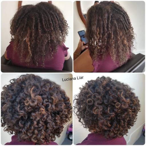 Especialista em cabelos Afro em Avaré por Studio Luciana Liar Cabeleireira Conceito Cachos e Companhia 