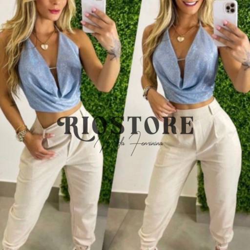 Cropped Helena por R I O S T O R E - Moda Feminina