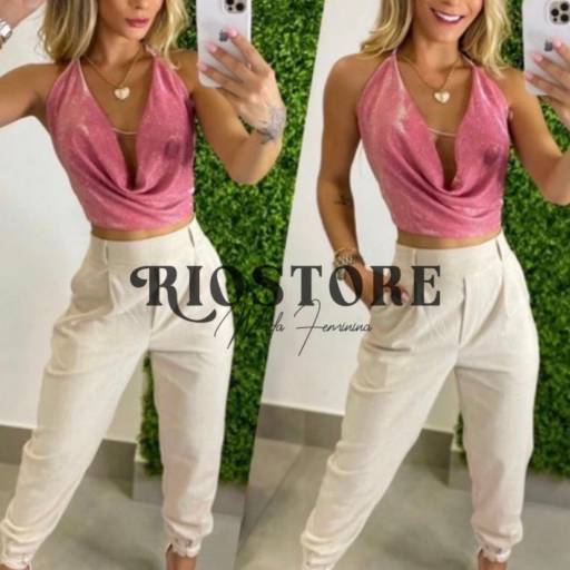 Cropped Helena por R I O S T O R E - Moda Feminina