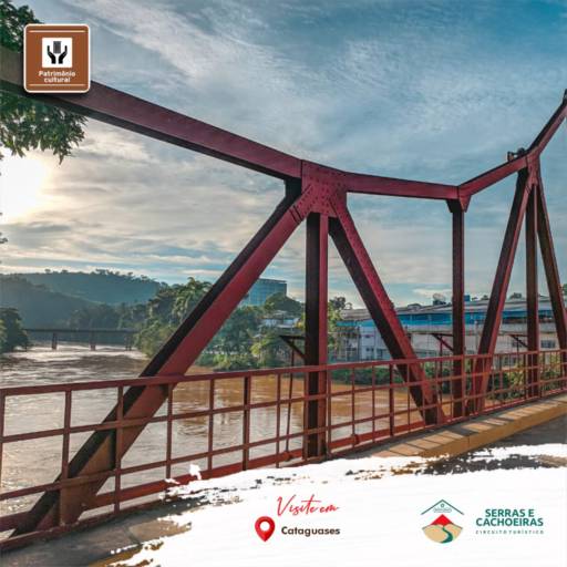 Ponte Metálica sobre o Rio Pomba (Cataguases-MG)