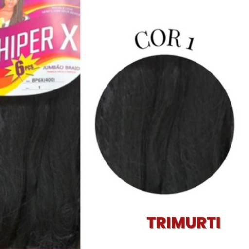 Cabelo sintético JUMBO marca HIPER X - 1 em Foz do Iguaçu, PR por Trimurti Cabelos para Mega Hair Perucas Jumbo e Apliques para Cabelo 