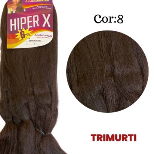 Cabelo sintético JUMBO marca HIPER X - 8 em Foz do Iguaçu, PR por Trimurti Cabelos para Mega Hair Perucas Jumbo e Apliques para Cabelo 