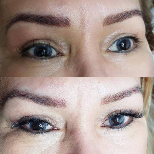 Alongamento de Cílios, técnica - Lash Lifting por Dinard’s Hair Fashion