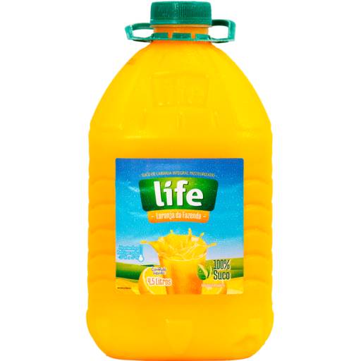 Comprar o produto de Suco de Laranja 4,5L em Sucos pela empresa Life Sucos - Laranja da Fazenda em Bauru, SP por Solutudo