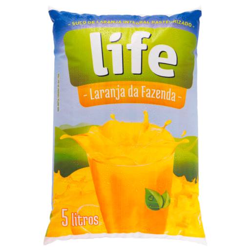 Comprar o produto de Bag Laranja 5 L em Sucos pela empresa Life Sucos - Laranja da Fazenda em Bauru, SP por Solutudo
