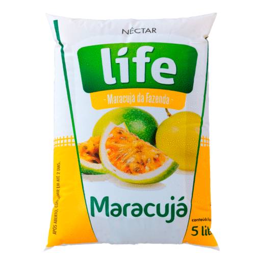 Comprar o produto de Bag Maracujá 5 L em Sucos pela empresa Life Sucos - Laranja da Fazenda em Bauru, SP por Solutudo