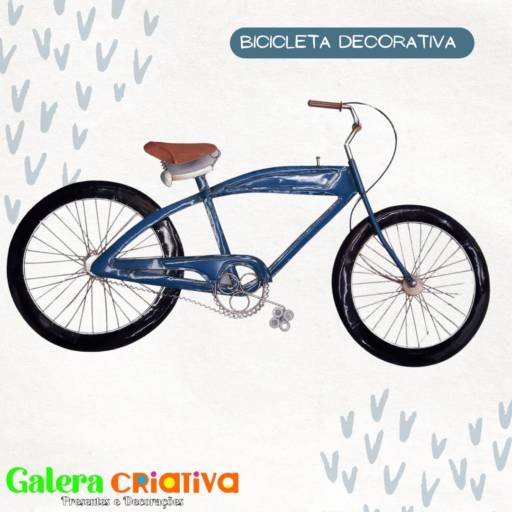 Comprar o produto de Bicicleta decorativa em Bicicletas Antigas pela empresa Galera Criativa - Presentes e Decorações em Foz do Iguaçu, PR por Solutudo
