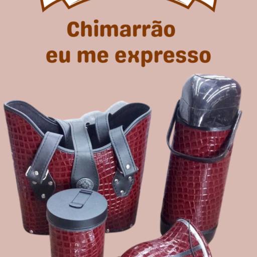 Comprar o produto de Kit de Chimarrão Avermelhado em Kits de Chimarrão pela empresa Galera Criativa - Presentes e Decorações em Foz do Iguaçu, PR por Solutudo