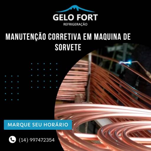 Manutenção Corretiva em Maquina de Sorvete por Gelo Fort Refrigeração