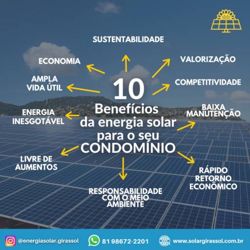 Energia Solar para Condomínio por Girassol - Soluções em Energia Solar