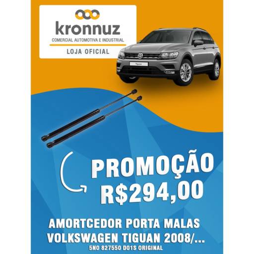 Amortecedor para Porta Malas Volkswagen Tiguan 2008