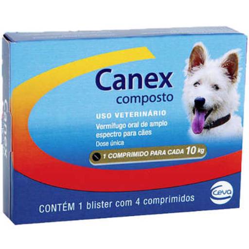Vermifugo Ceva Canex Composto para Cães