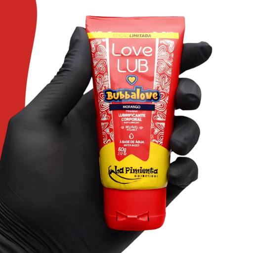 Lubrificante à base d'água com sabor