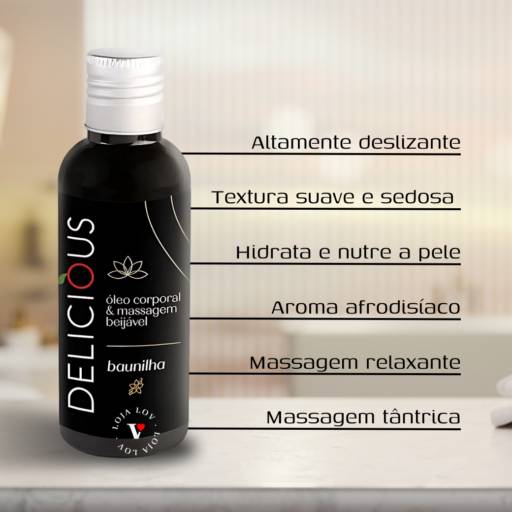 Óleo para Massagem Tântrica em Marília, SP por Lov - Sex Shop - Bem Estar Íntimo