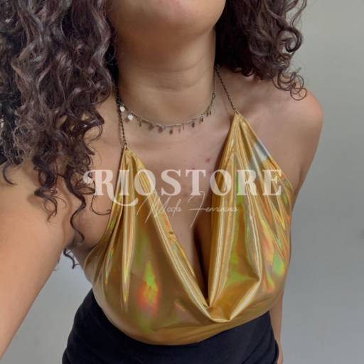 Cropped Verônica por R I O S T O R E - Moda Feminina