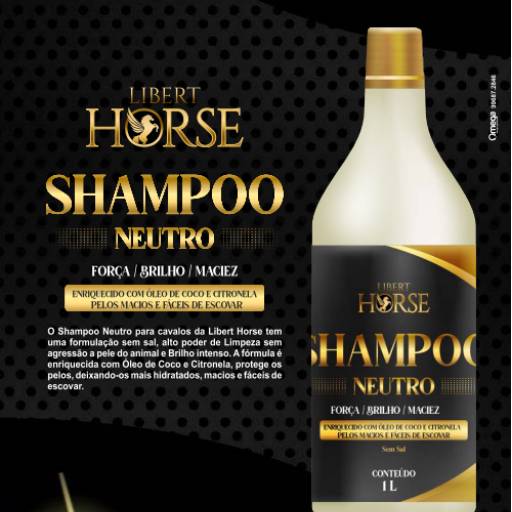 Comprar o produto de Shampoo Neutro 1L em Cosméticos para cavalos pela empresa Libert Horse em Aracaju, SE por Solutudo