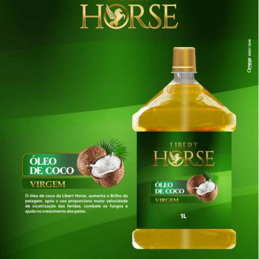 Comprar o produto de Óleo de Coco Virgem 1L em Cosméticos para cavalos pela empresa Libert Horse em Aracaju, SE por Solutudo