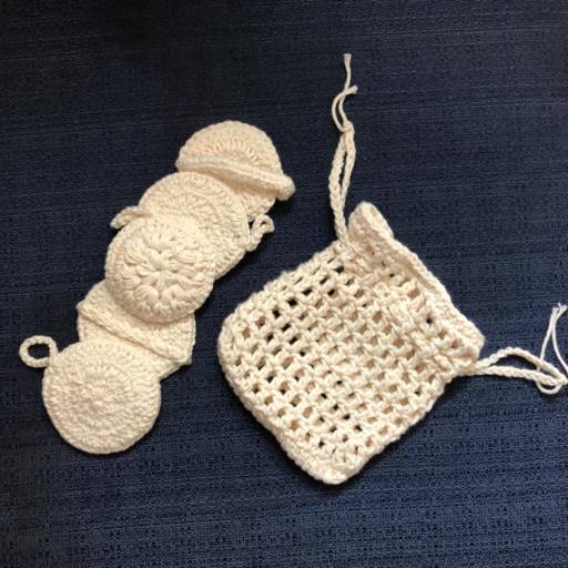 EcoPad em Crochê por Vovó Lua Arteira Artesanatos 