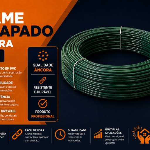 Rolo Arame Encapado Âncora 1kg