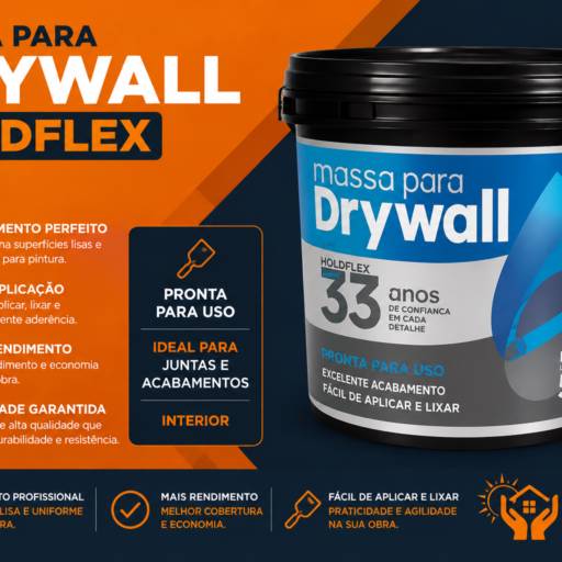 Massa para Drywall Holdflex 5kg