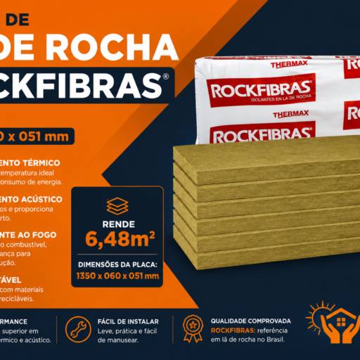 Pacote de Lã de Rocha Rock Fibras 6,48m²