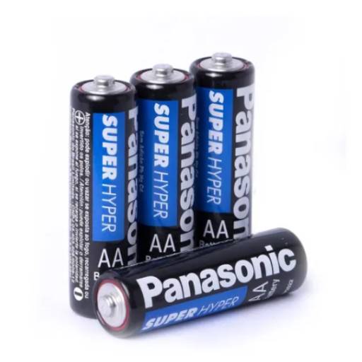 Pilha Panasonic AA - C/ 4 Unidades por DROGARIA REDE VEREDAS - FARMÁCIA EM DIVINÓPOLIS