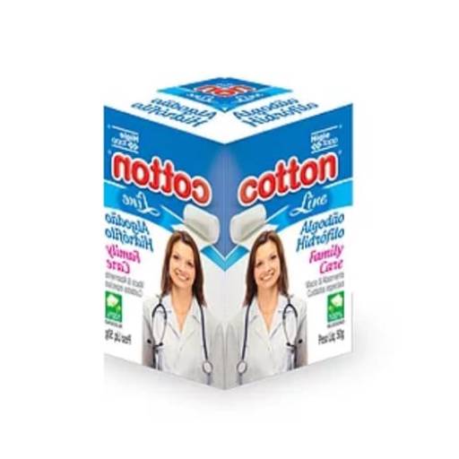 Algodão COTTON LINE 25G Caixa por DROGARIA REDE VEREDAS - FARMÁCIA EM DIVINÓPOLIS