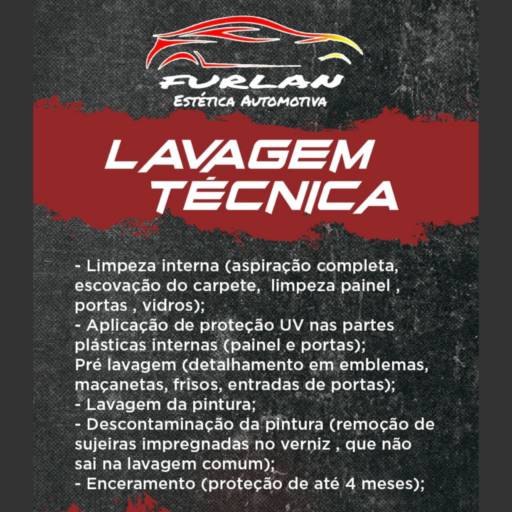 Comprar o produto de Lavagem técnica em Higienização Automotiva pela empresa Furlan Estética Automotiva em Botucatu, SP por Solutudo